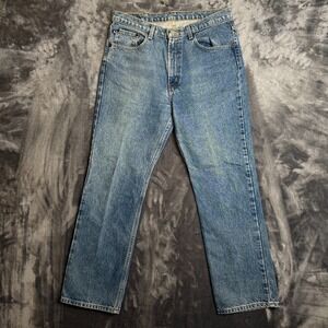 Vintage Y2k Polo Ralph Lauren Blue Denim Jeans Size Womens 14x29